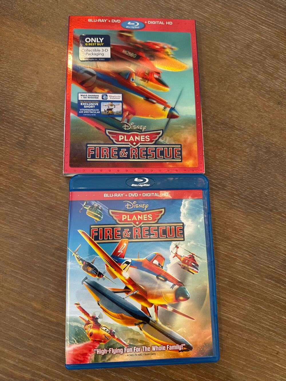 Walt Disney Planes Fire&Rescue DVD and BLU-RAY
3D collectible packing